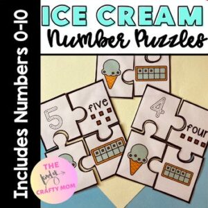 ice cream number puzzles