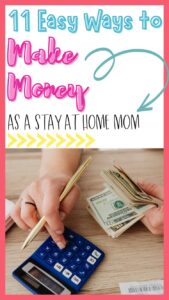 make money as a stay-at-home mom