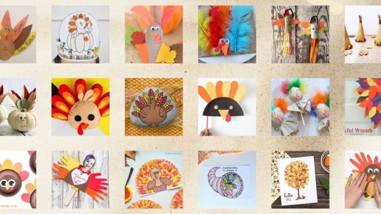 40+ Awesome Thanksgiving Crafts for Kids