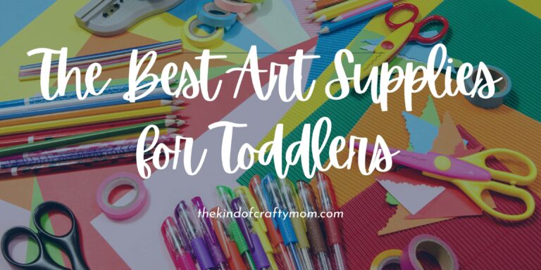 the best art supplies for toddlers