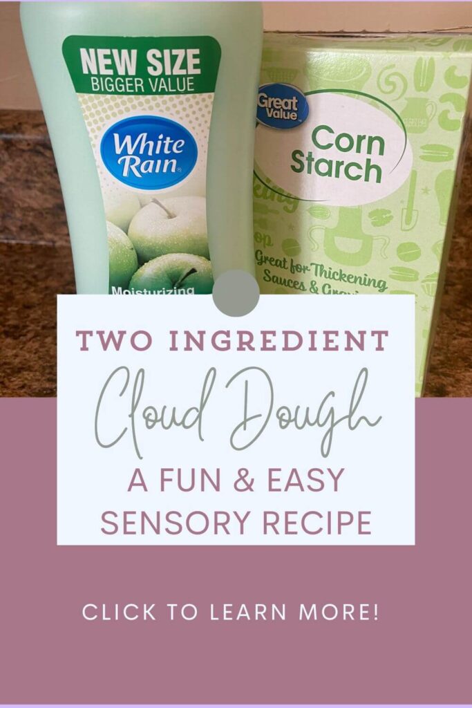 two ingredient cloud dough recipe