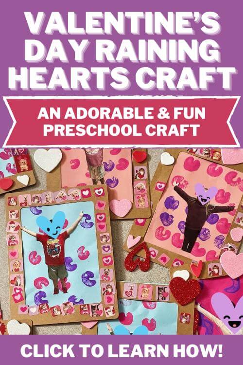 raining hearts craft pin