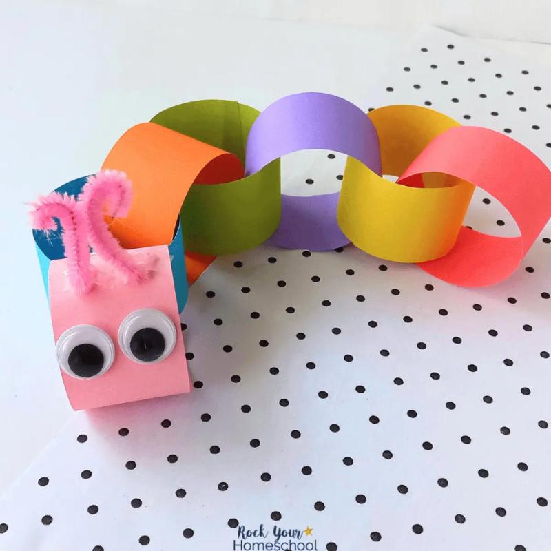 paper chain caterpillar