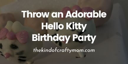 throw an adorable hello kitty birthday party