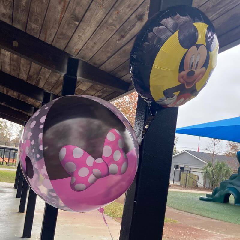 minnie and mickey mouse birthday balloons