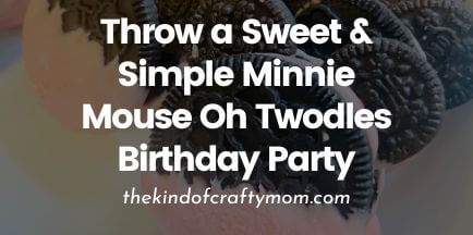 throw a sweet & simple minnie mouse oh twodles birthday party