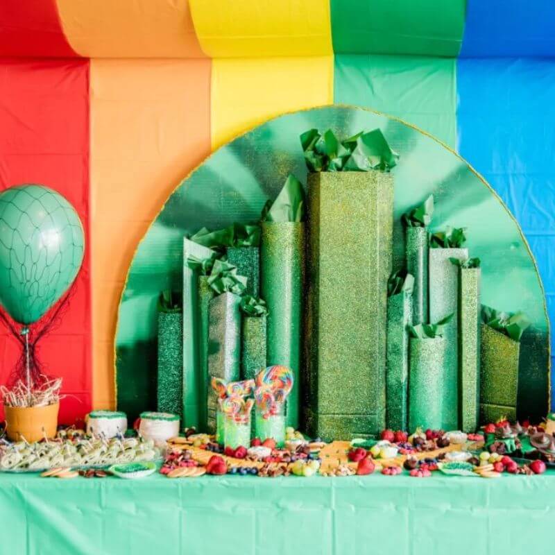 wizard of oz themed birthday party decor