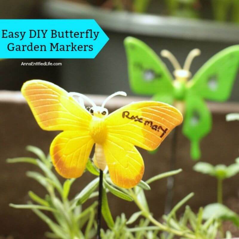 butterfly garden markers