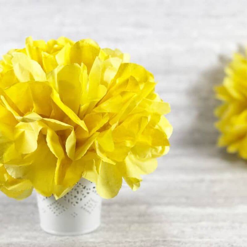 tissue paper flowers