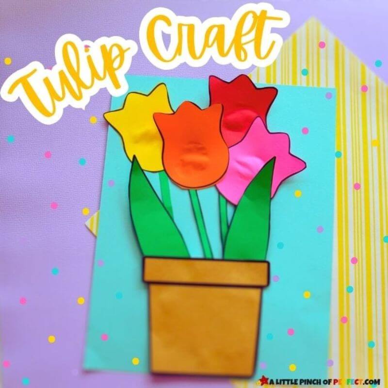 tulip flower craft