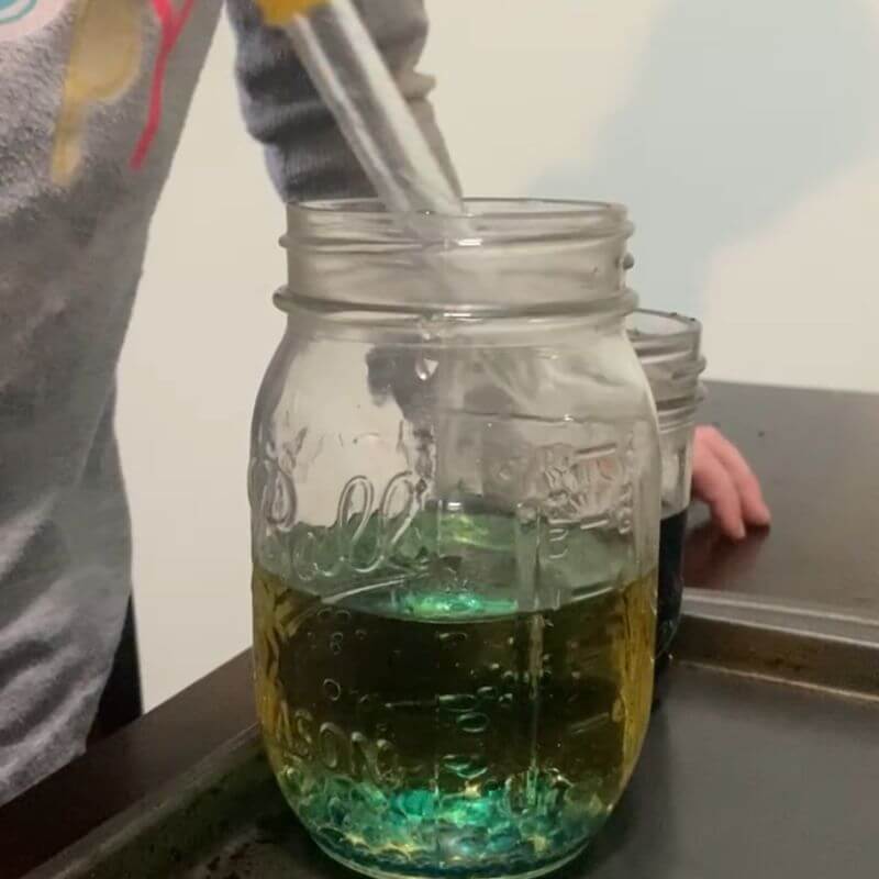 oil and water experiment