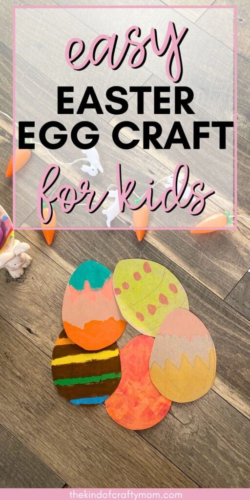 easter egg recycle craft for kids pin